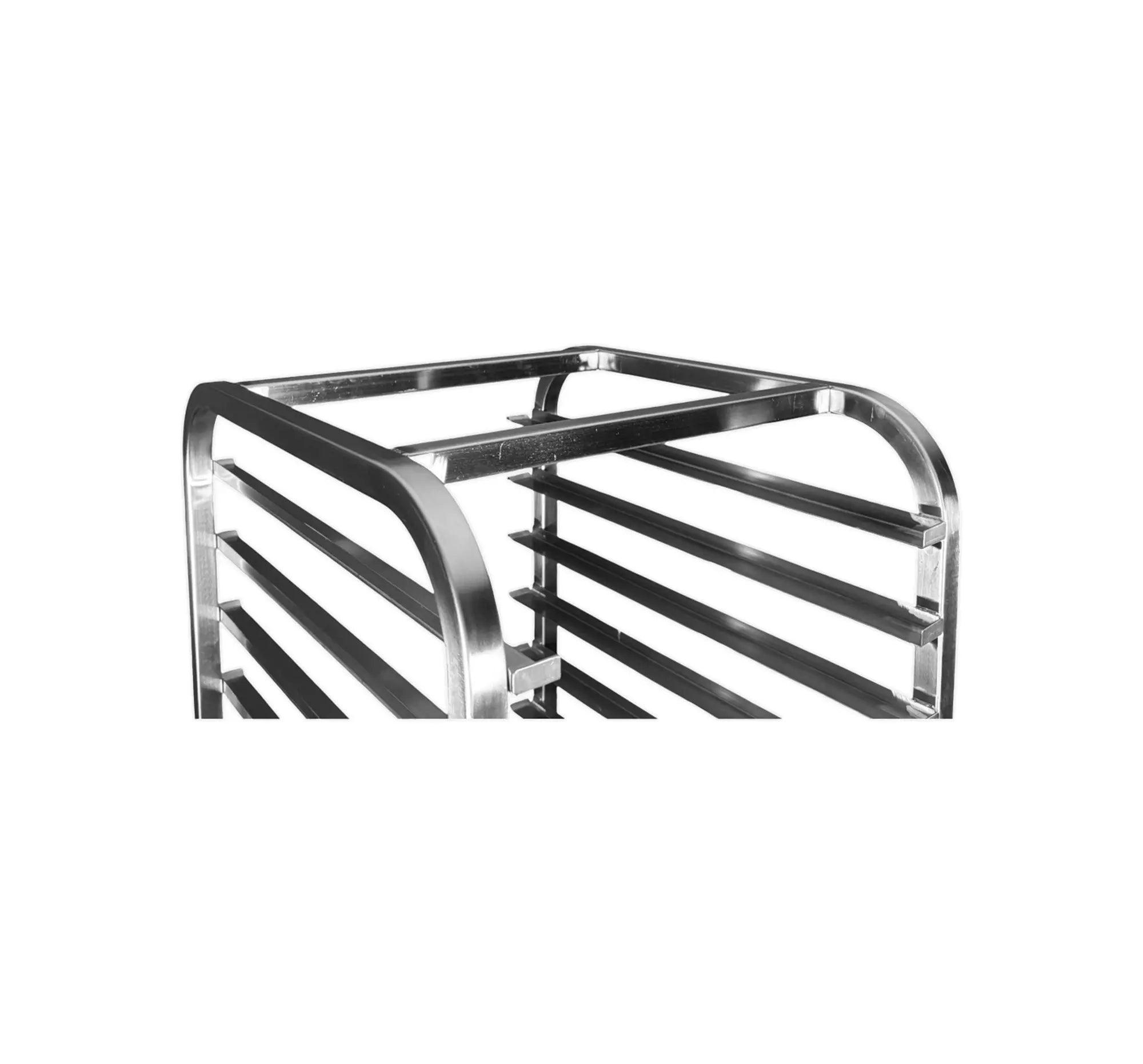 Edelstahl-Regalwagen 60 x 40 - 20 Auflagen (schmal)