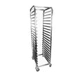 Edelstahl-Regalwagen 60 x 40 - 20 Auflagen (schmal)
