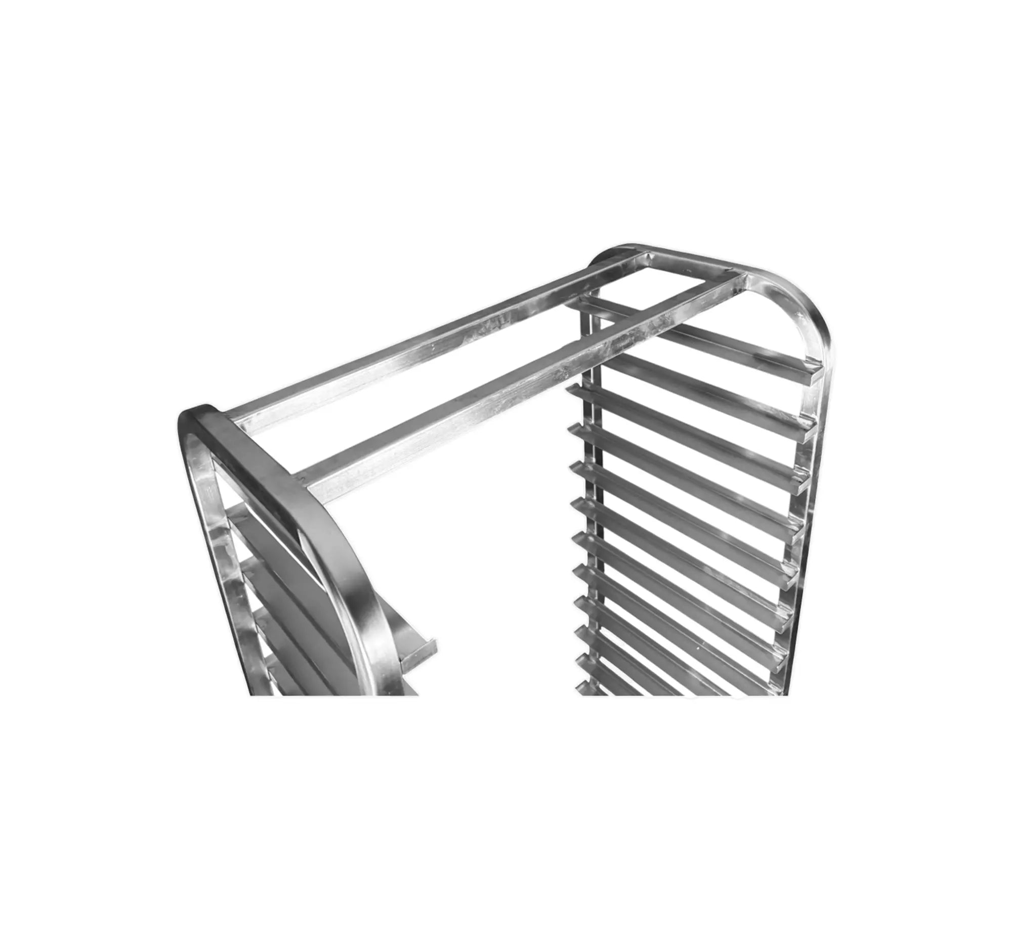 Edelstahl-Regalwagen 60 x 40 - 20 Auflagen (breit)