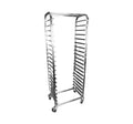 Edelstahl-Regalwagen 60 x 40 - 20 Auflagen (breit)