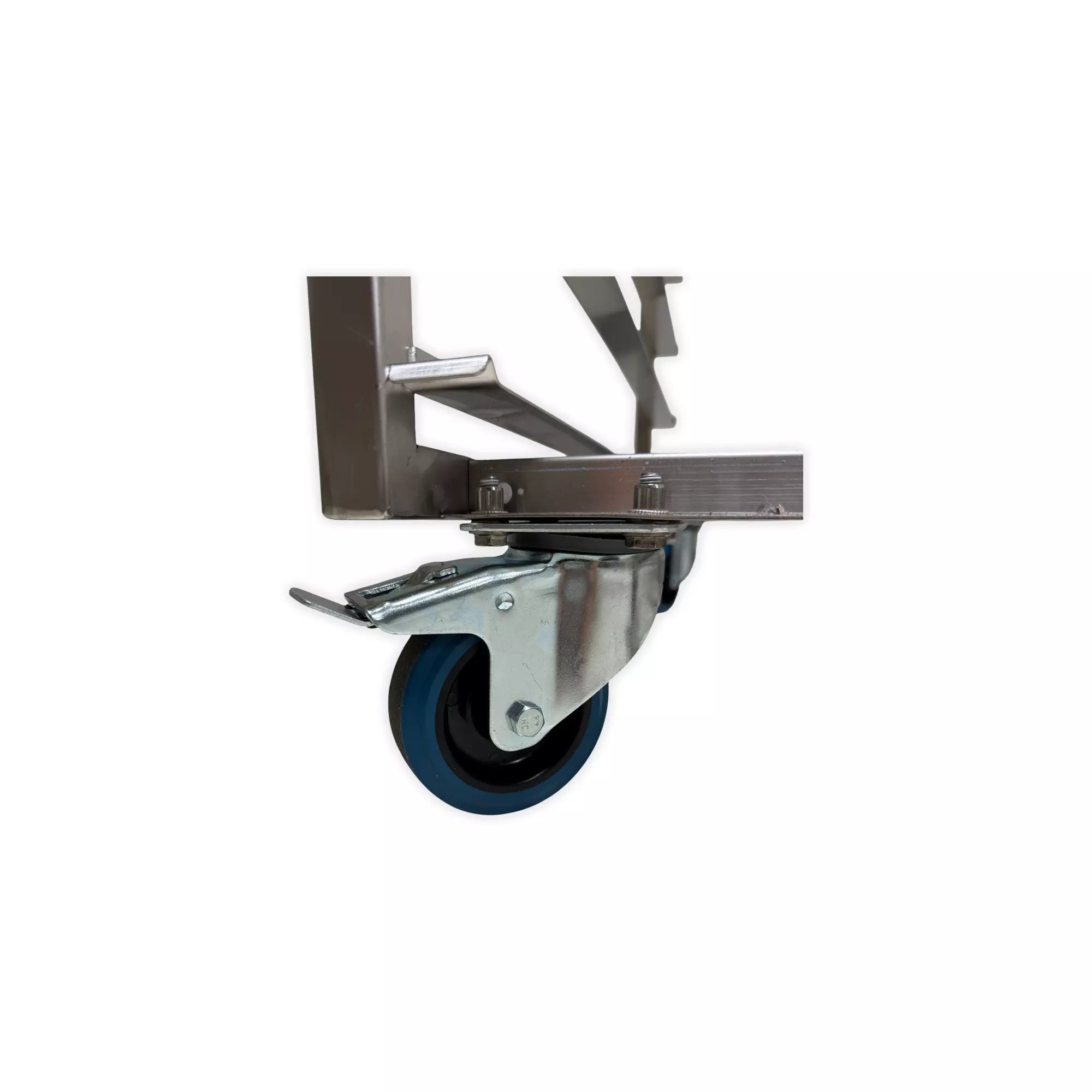 Edelstahl Rollwagen 60 x 80 - 20 Auflagen